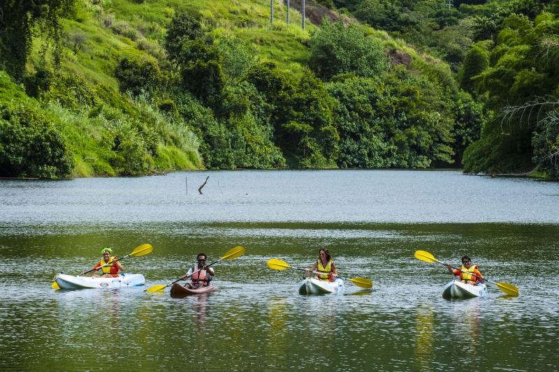 Descente de la rivière Amoa en kayak