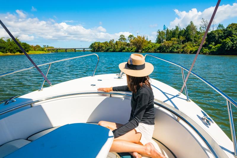 Sortie bateau sur le Diahot
